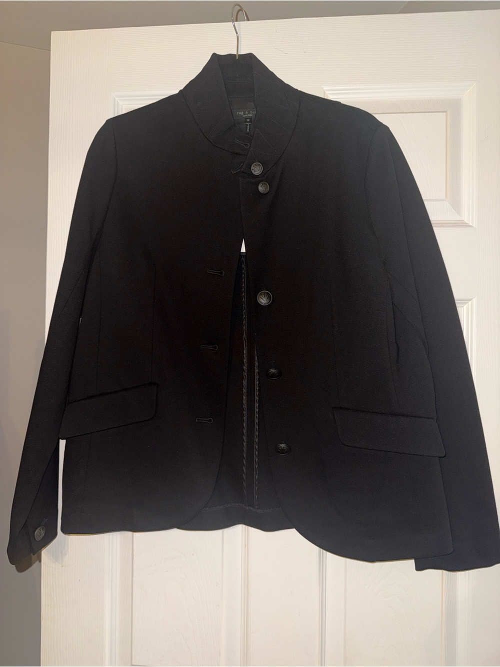NWT Rag & Bone Black Ponte Sadie Blazer